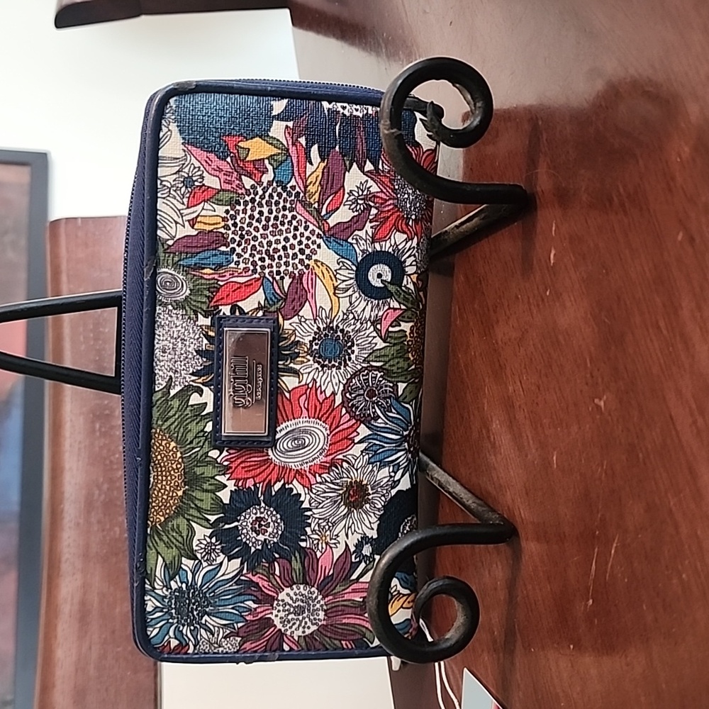 Gigi Hill Floral Women's Colorful Flower Design Wallet